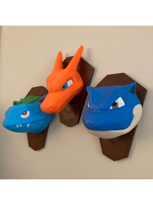 Neptune3D Kanto Pokemon Duvar Süsü Seti