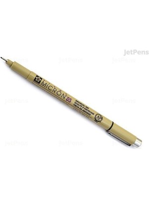 Sakura Bxsdk05-49 Pigma Micron 0.45 Mm Siyah 05 Çizim Kalemi (12 Li Kutu)