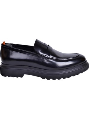 Marcomen 18542 Erkek Siyah Deri Ayakkabı