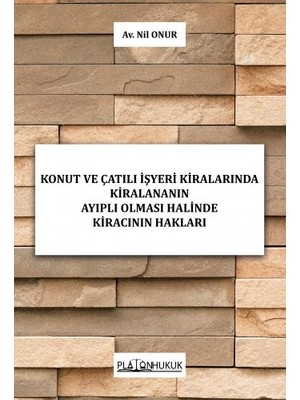 Konut ve Çatılı Işyeri Kiralarında Kiralananın Ayıplı Olması Halinde Kiracının Hakları