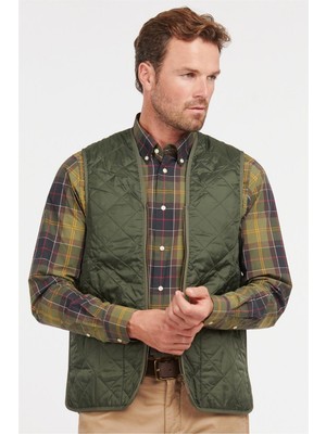 Barbour Quilted İçlik-Yelek - Bedale, Beaufort, Ashby ve Bristol ceketler ile uyumludur GN92 Olive/Classic