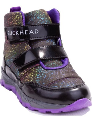 Buckhead 4183 Siyah Mor Snowshell Ortopedik Günlük Kız Çocuk Bot