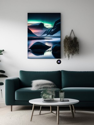 Postermanya Nordik Kış Huzuru Iskandinav Tarzı Poster