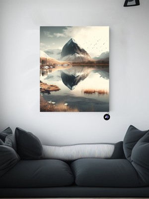 Postermanya Kuzey Kuşları Iskandinav Tarzı Poster