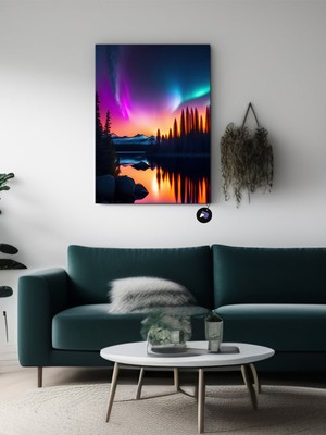 Postermanya Iskandinav Yarımadasında Gün Batımı Iskandinav Tarzı Poster