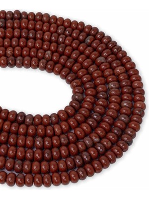 6x4 mm Kırmızı Jasper Taşı Dizi