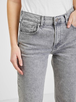 Gap Mid Rise Destructed '90S Loose Washwell™ Jean Pantolon