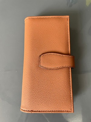 SANAT LEATHER Sl-Cr7 Vegan Deri Telefon Bölmeli Şık Cüzdan 18,5 cm x 9,5 cm Sanat Leather