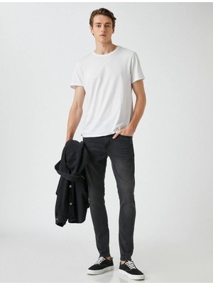 Koton 3SAM40001ND Skınny Erkek Jean Pantolon Siyah