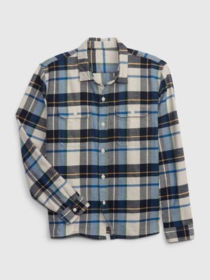 Gap %100 Organik Pamuk Flannel Gömlek