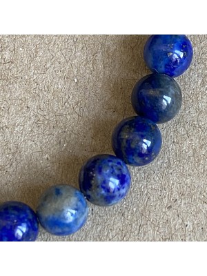 Humayla Lapis Lazuli Doğal Taş Bileklik 6mm Mühürlü