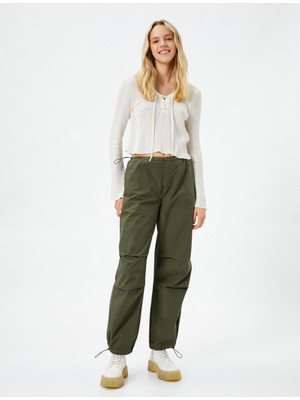 Koton Paraşüt Pantolon Beli ve Paçası Lastikli Stoperli