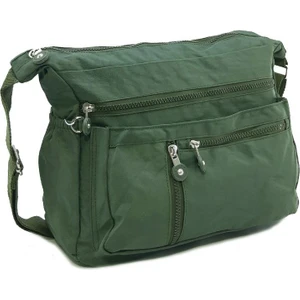 Klinkır Bayan Postacı Çanta Hafif Kumaş Çok Cepli Yağmur Geçirmez Çapraz Askılı