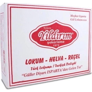 Yıldırım Şekerleme Güllü Muska Lokumu (Hakiki Isparta Lokumu) 175 gr