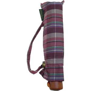 Snotline-April Bayan Şemsiye Otomatik Açılır 90 cm Çap Kapalı 30 cm Çanta Boy Lacivert Yeşil Ekose