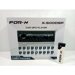 Teyp + For-X Çakmak – For-X X-500DSP 4X60W – 3 Amfi Çıkışlı Tesisat Teybi çakmak yok