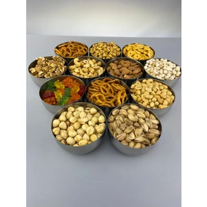 İLY TİCARET Ily Paslanmaz Çelik 12'li Çerezlik Takımı 8,5 cm