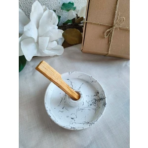 Tütsü Kabı Dekoratif Beyaz Palo Santo Tütsülük Tasarım