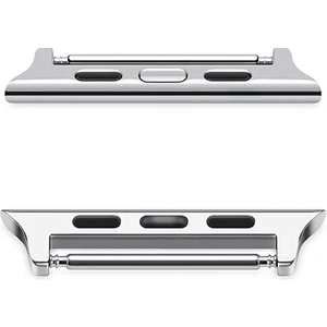 Apple Watch Uyumlu 42 44 45 mm Metal Kordon Tokası Kayış Adaptörü Pimli 24mm