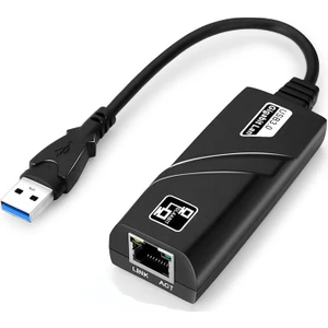 USB 3.0 To Ethernet RJ45 Adaptörü Gigabit 10/100/1000MBPS Çevirici Dönüştürücü