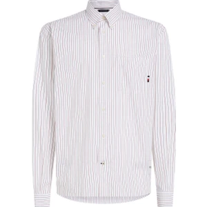 Tommy Hilfiger Slim Fit Düğmeli Yaka Kırmızı Erkek Gömlek MW0MW317430EV