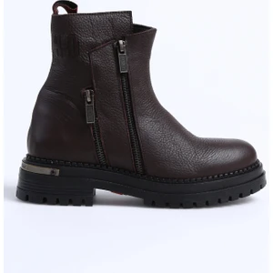 Harley Davidson Deri Kahve Kadın Bot 026Z100039