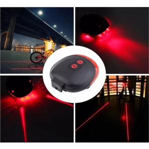 Lazer Güvenlik Şeritli 7 Farklı Işık Modu 36 Saate Kadar Kullanım Süreli Led Arka Stop Lambası