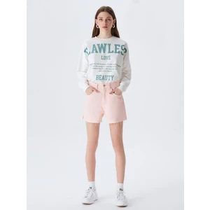 Kadın   Deana Zıp Jean Şort