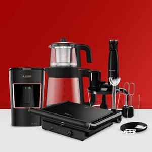 Yeni Trend Siyah Resital Mutfak Paketi Çeyiz Seti