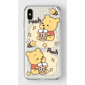 Apple iPhone x / Xs Uyumlu Winnie The Pooh Tasarımlı Premium Şeffaf Kılıf