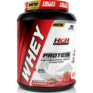 Whey Protein 960 gr Çilek Aromalı Protein Tozu 24 Gram Protein 32 Servis