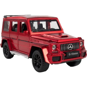 1:32 Mercedes-Benz G63 Sesli ve Hafif Geri Çekme Işlevli Altı Kapılı Alaşım Araba Modeli (Yurt Dışından)