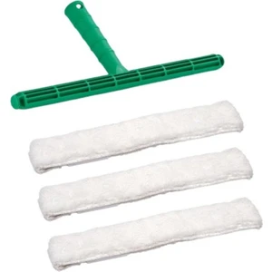 3 Adet Mikrofiber Cam Silme Peluşu Köpürtme Bezi 1 Adet Cam Peluş Aparatı 35 cm