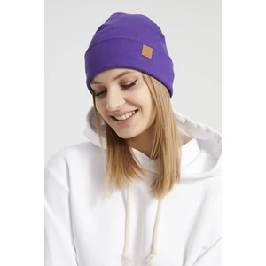 Kadın Genç Kız Trend Mor  Şapka Bere - Spor, Rahat,  %100 Pamuklu, El Yapımı, Yerli Üretim Kalitesi