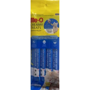 Me-O Creamy Kedi Ödül Maması Tavuk Ciğer ve Keçi Sütlü 15 GR