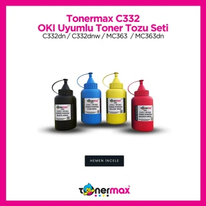 Oki C332 / MC363 Toner Tozu Set