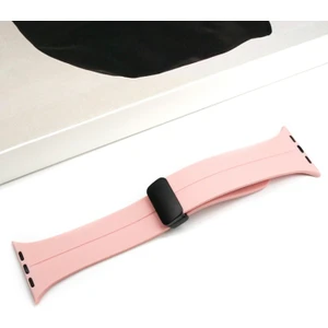 Apple Watch 7-8 41MM 6-5-4 40MM Manyetik Uçlu Silikon Kayış Kordon 3-2-1 38MM
