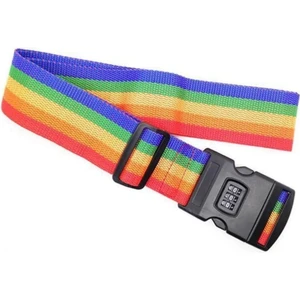 Çantachım Şifreli Kilitli Renkli Valiz Kemeri