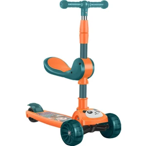 Çocuk Scooter'ı Çocuk Kaydırağı, Üçü Bir Arada Oturabilir ve Binebilir (Yurt Dışından)