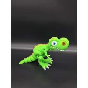 Flexi Factory Büyük Boy Dinazor T-Rex / Yüksek Kalite / 27CM Renkli/ Esnek Masa Üstü Oyuncak
