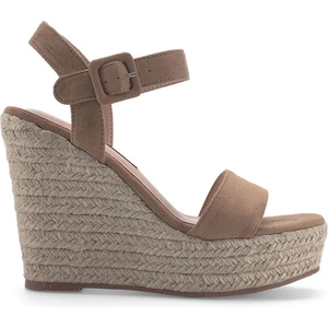 Nine West Benoıt2 3fx Camel Kadın Dolgu Topuk Sandalet