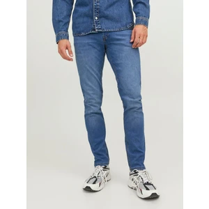 Jack & Jones Slim Fit Dar Paça Mavi Erkek Kot Pantolon 12243592