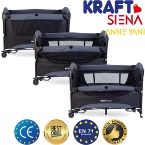 Siena Anne Yanı 70X110 Oyun Parkı Beşiği