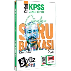 Yargı Yayınevi 2024 KPSS Genel Kültür  5yüz Coğrafya Tamamı Çözümlü Soru Bankası