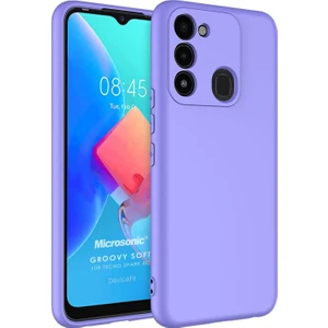 Tecno Spark 8c Kılıf Groovy Soft Lila