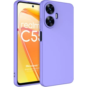 Realme C55 Kılıf Groovy Soft Lila