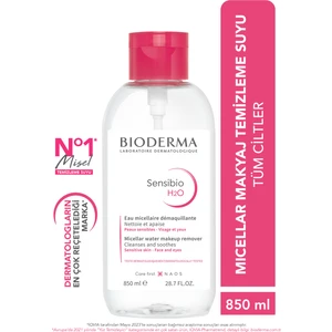 Sensibio H2O Micellar Makyaj Temizleme Suyu 850 ml Büyük Boy Hassas ve Normal Ciltler