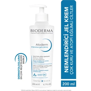 Atoderm Intensive Gel-Cream Çok Kuru Atopi Eğilimli Cilt Yatıştırıcı Jel Krem Niasinamid 200 ml