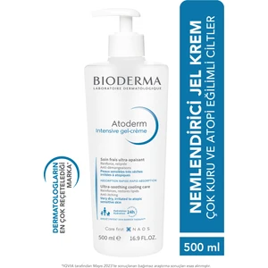 Atoderm Intensive Gel-Cream Çok Kuru Atopi Eğilimli Cilt Yatıştırıcı Jel Krem Niasinamid 500 ml