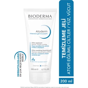 Atoderm Intensive Foaming Gel Çok Kuru Atopi Eğilimli Cilt Onarıcı Temizleme Jeli Niasinamid 200 ml